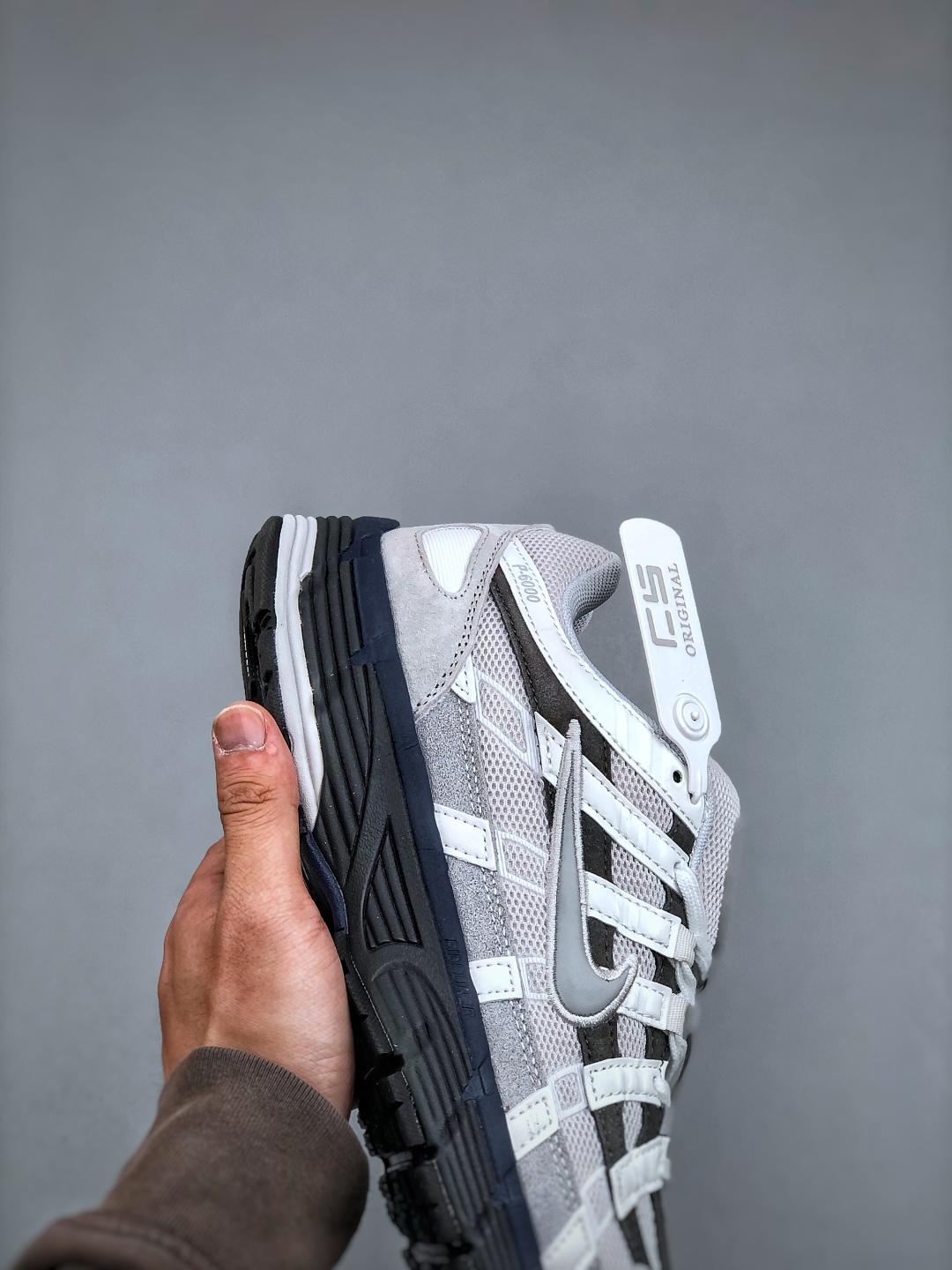 Nike P-6000 Initiator Running Shoes - Grey, Black, Blue Retro Sneakers 7 cmp i1746305992795 9211 0 5
