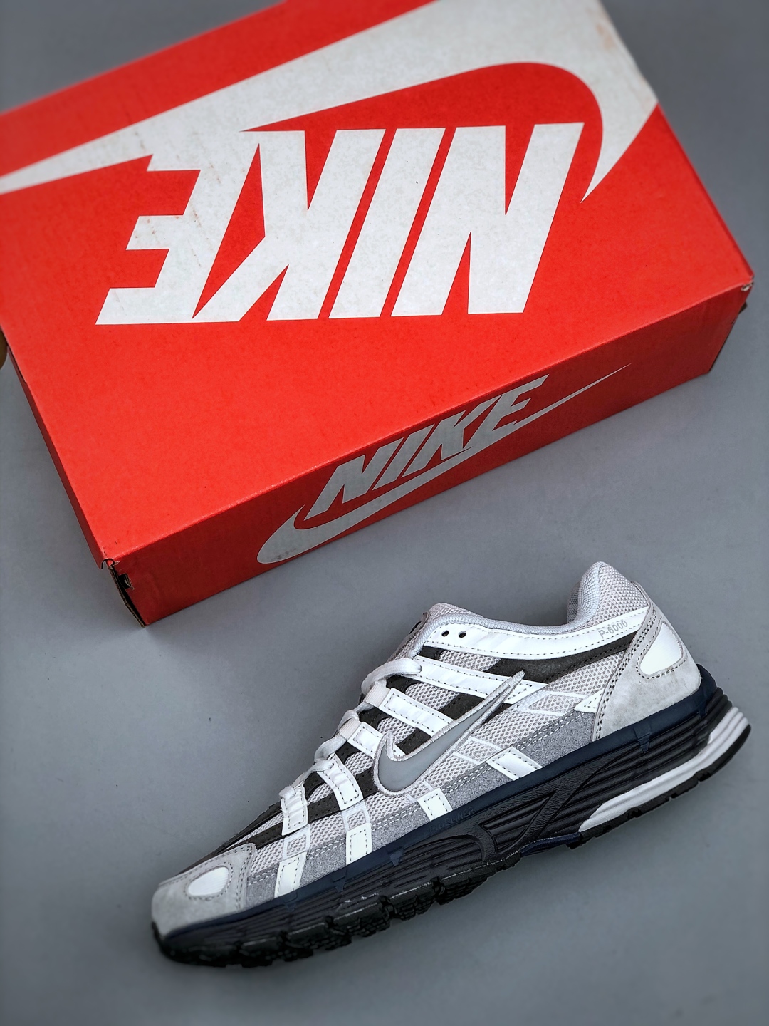 Nike P-6000 Initiator Running Shoes - Grey, Black, Blue Retro Sneakers 4 cmp i1746305994799 1323 0 2