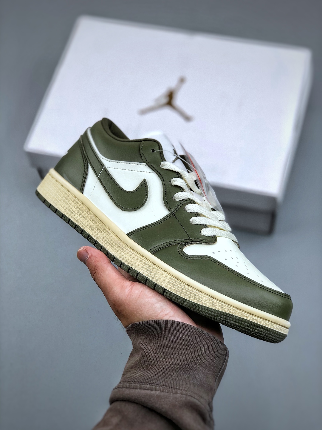 Air Jordan 1 Low 'Military Green' Leather Sneaker (DC0774-122) 2 cmp i1746306033398 3873 0 0