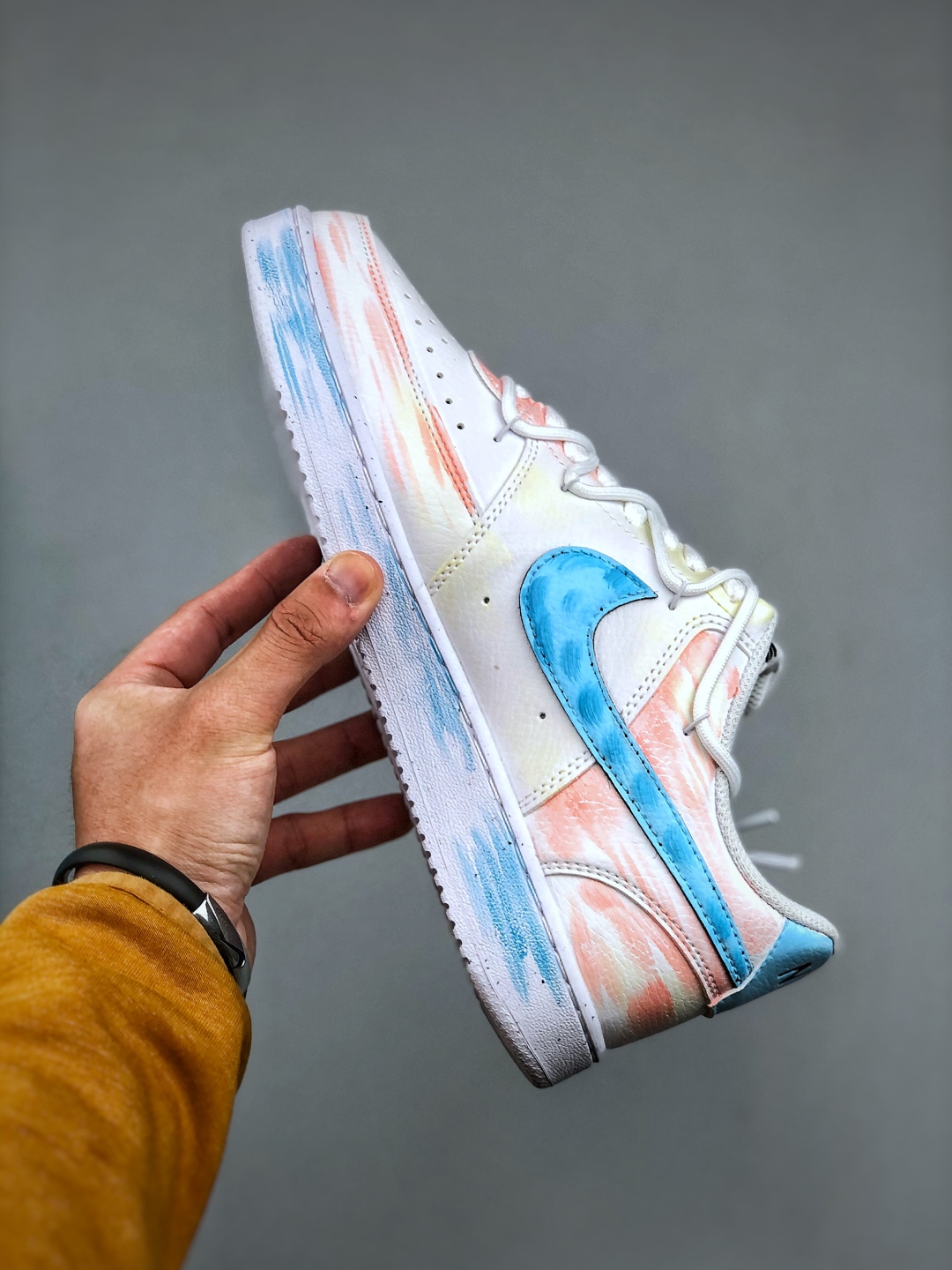 Nike Court Vision Low 'Sunset Graffiti' Custom Sneakers - Artistic Style 3 cmp i1746392713064 4599 0 1