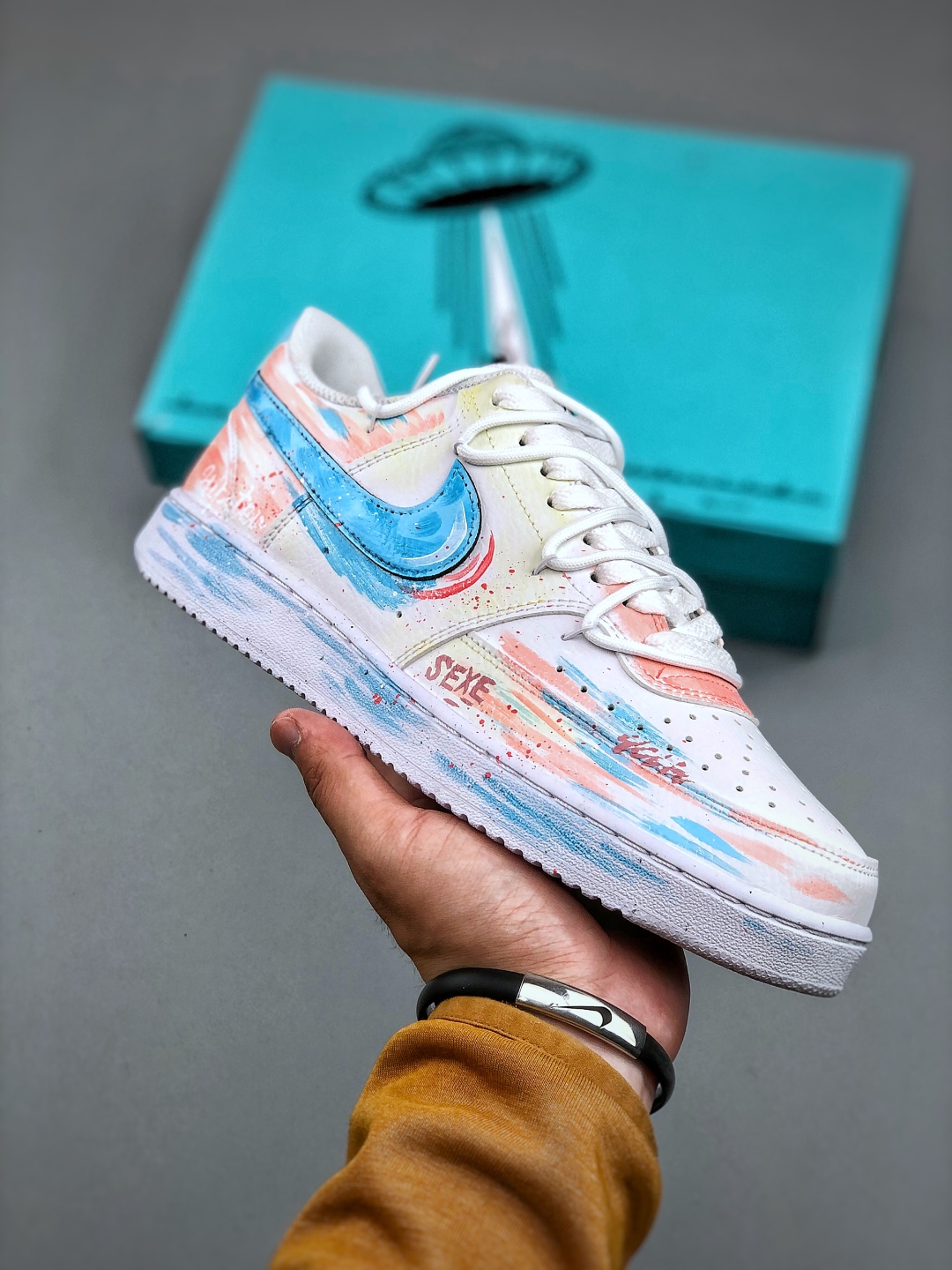 Nike Court Vision Low 'Sunset Graffiti' Custom Sneakers - Artistic Style 2 cmp i1746392713065 9560 0 0