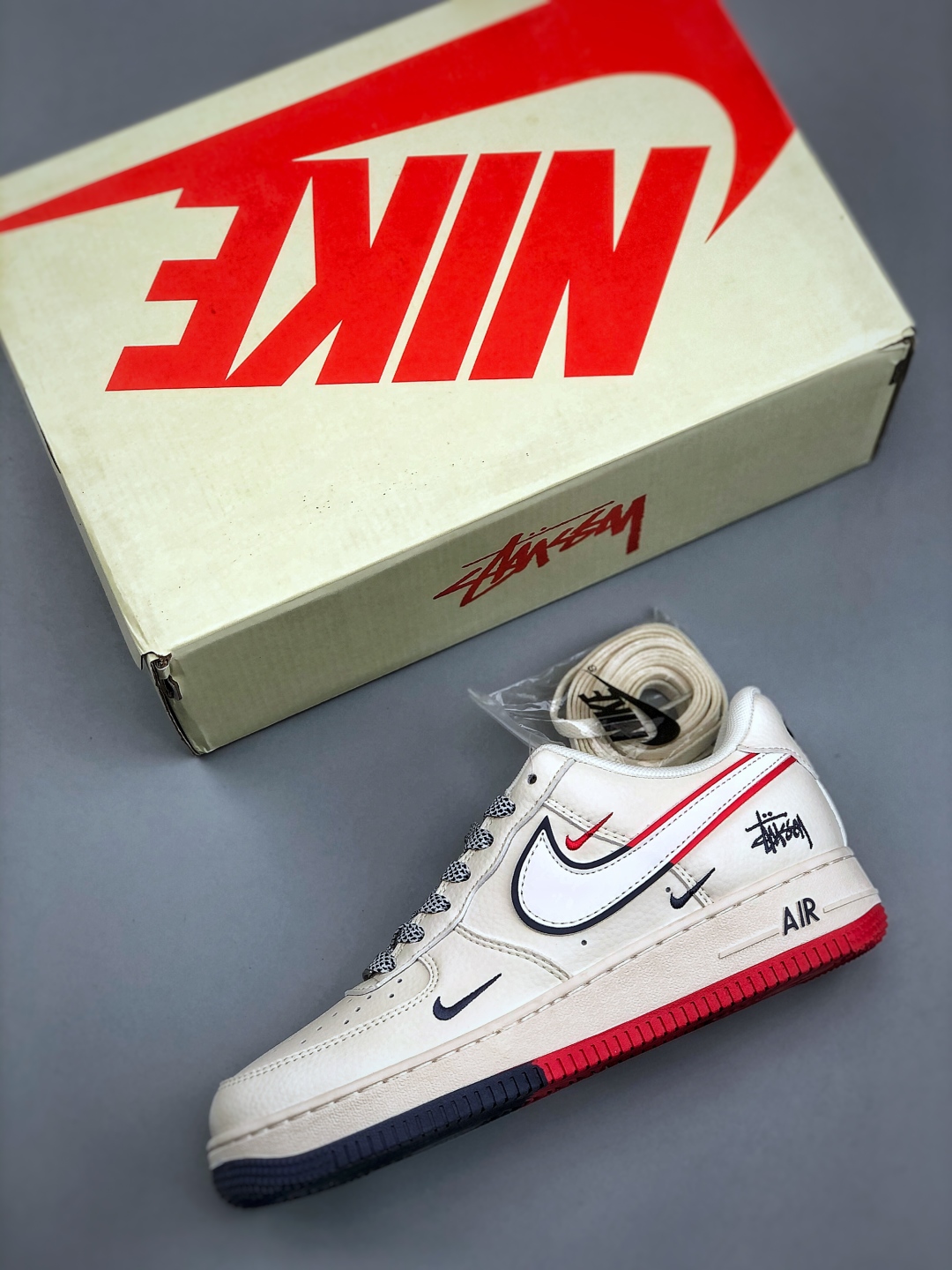 Nike Air Force 1 '07 Stussy Low-Top Sneakers Casual Shoes HD2258-606 4 cmp i1746392920243 4670 0 2