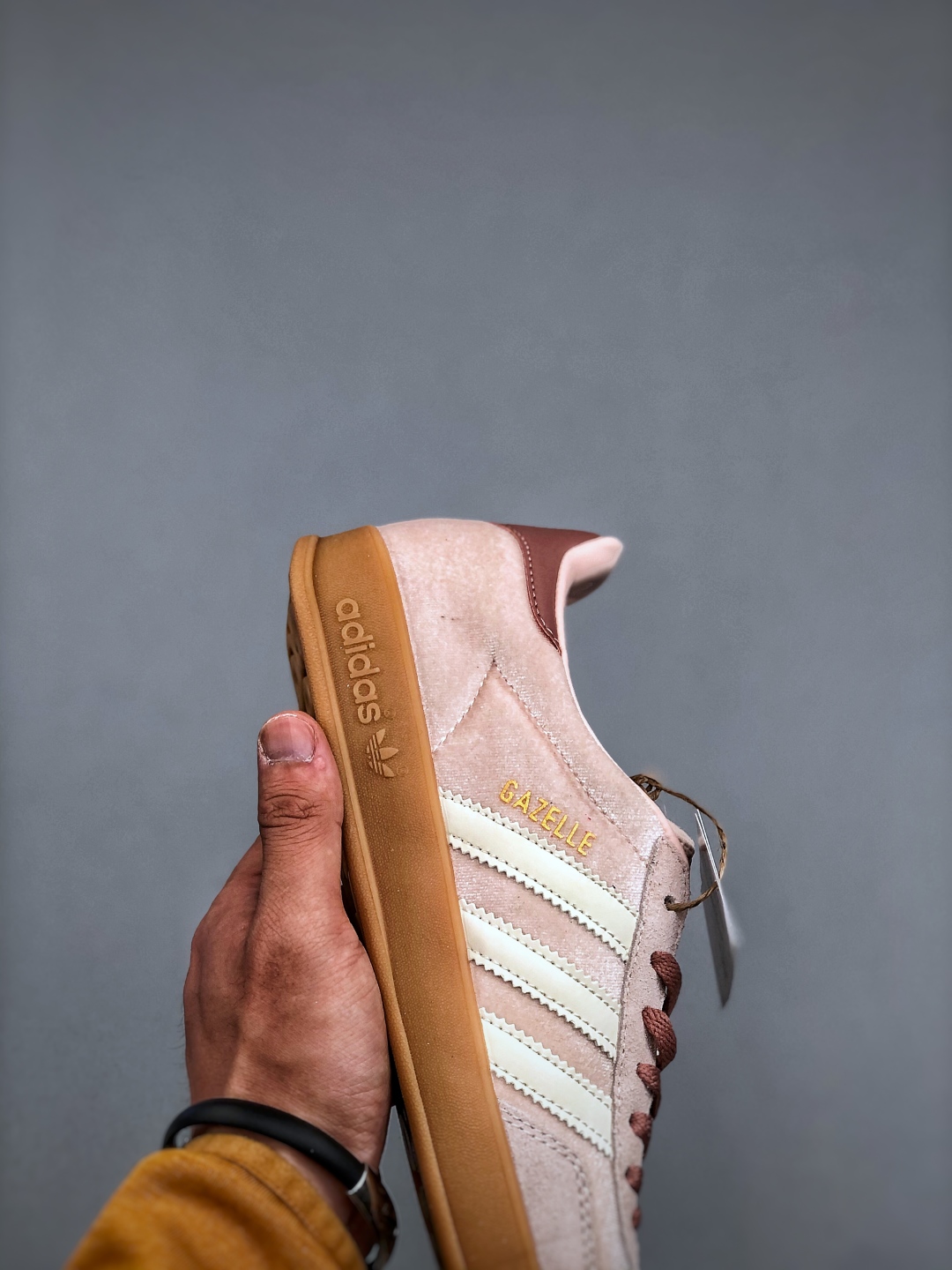 Adidas Originals Gazelle Indoor Sneakers - Pink/White, Low-Top, Durable 7 cmp i1746392956172 9049 0 5