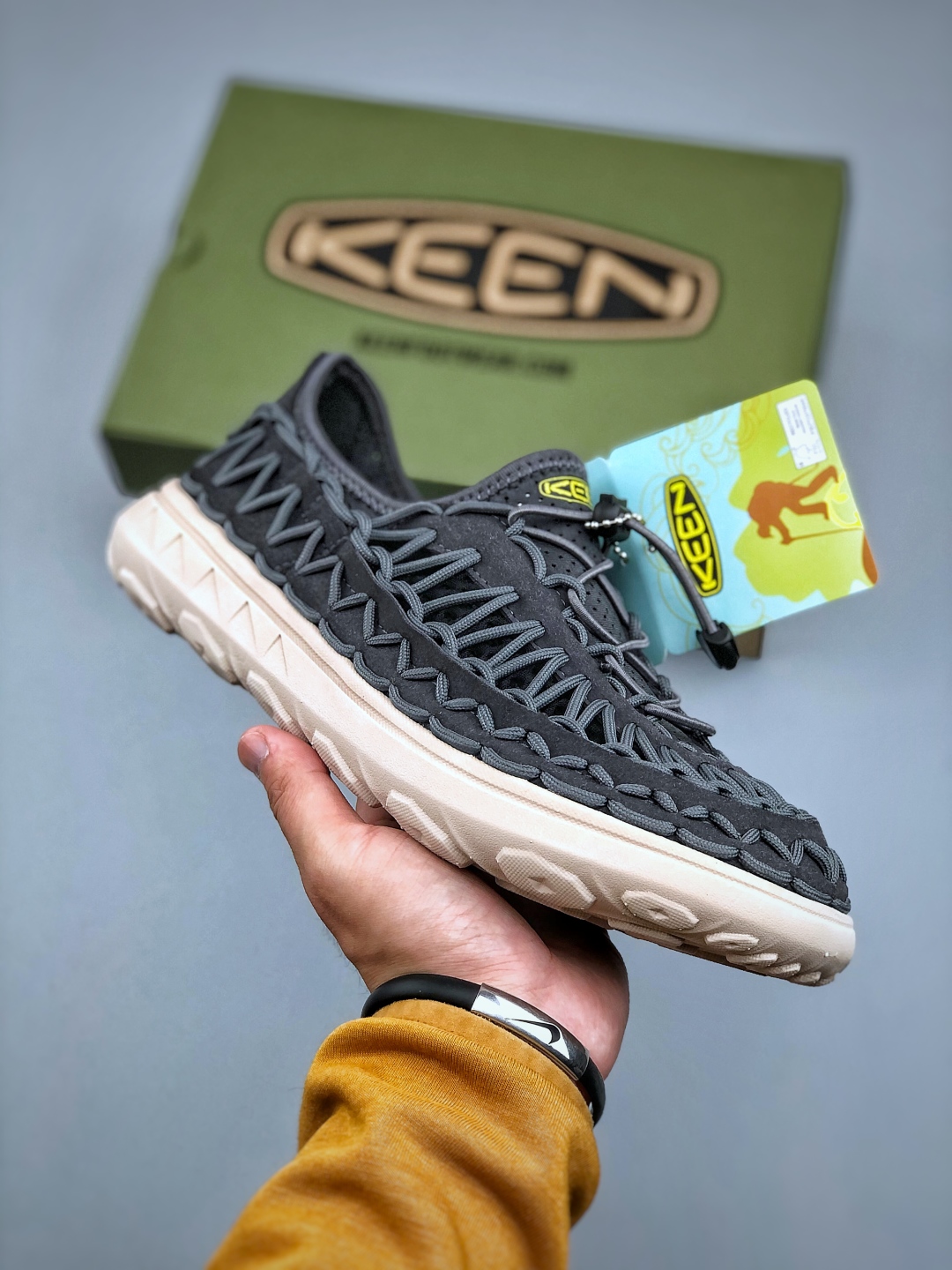 Keen Uneek Flat-M Woven Elastic Outdoor Sandals - Size 38 to 47 2 cmp i1746393257544 405 0 0