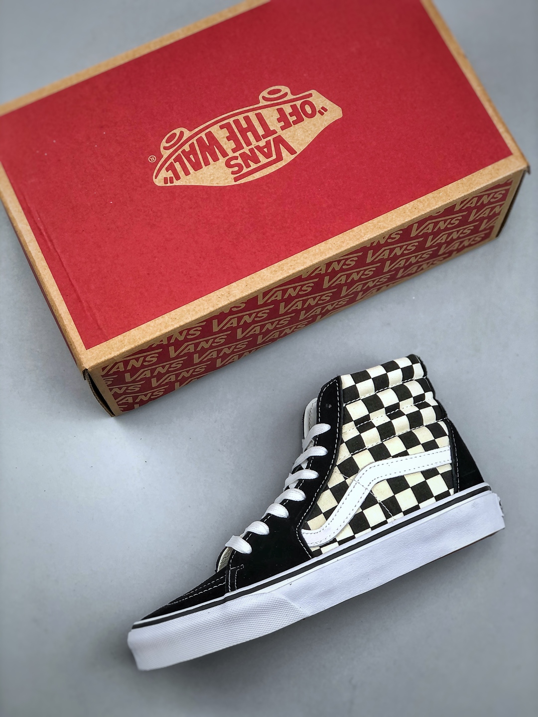 Vans Sk8-Hi Black/White Checkerboard Canvas High-Top Unisex Skate Shoes 4 cmp i1746478671122 6753 0 2