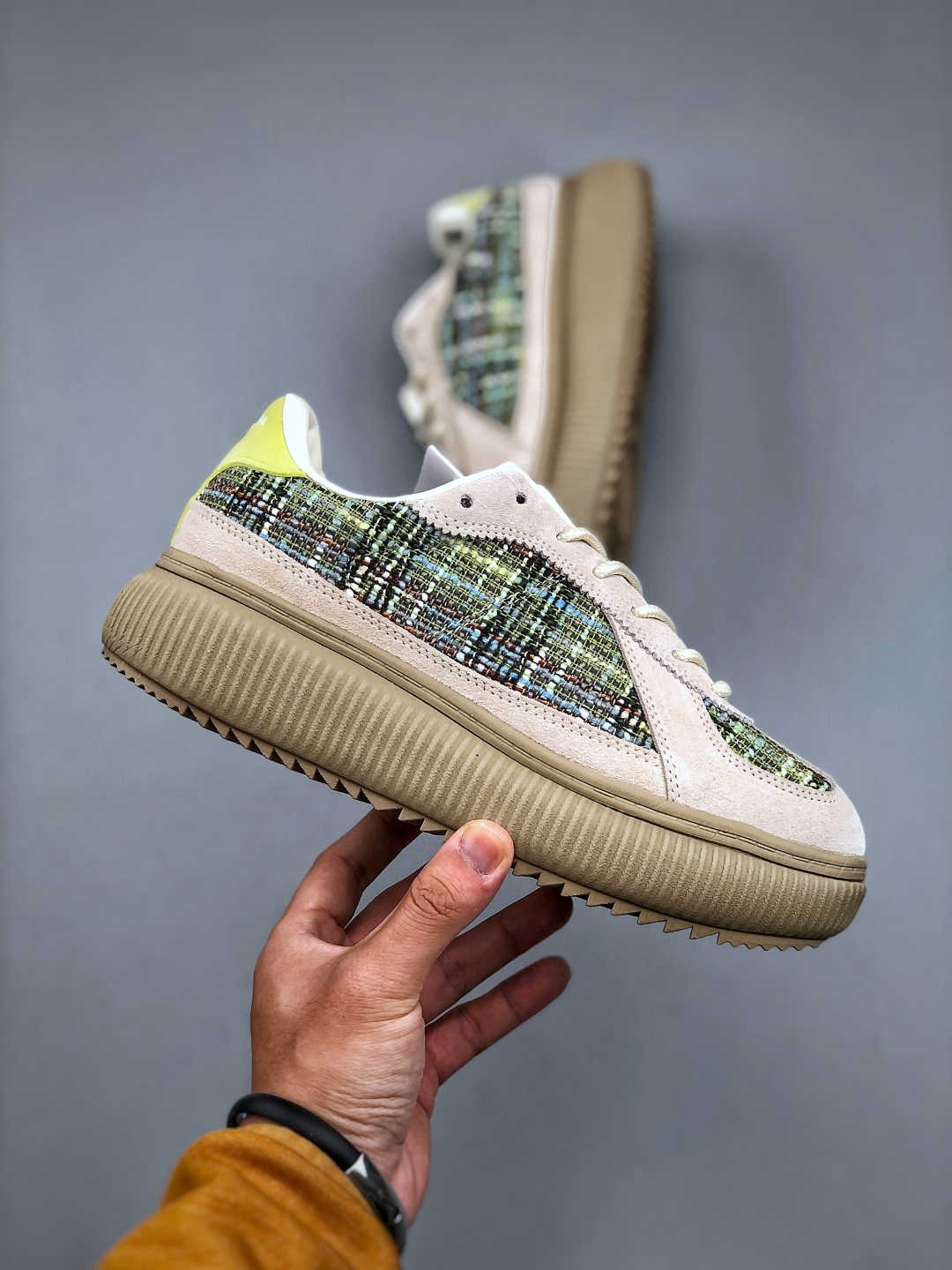 Onitsuka Tiger Delecity Sneakers - Beige Plaid, Low Top, Casual Shoes 5 cmp i1746479191523 4001 0 3