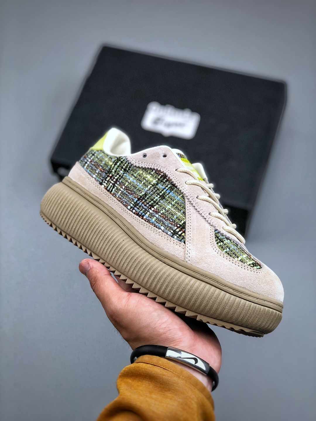 Onitsuka Tiger Delecity Sneakers - Beige Plaid, Low Top, Casual Shoes 2 cmp i1746479193034 3718 0 0