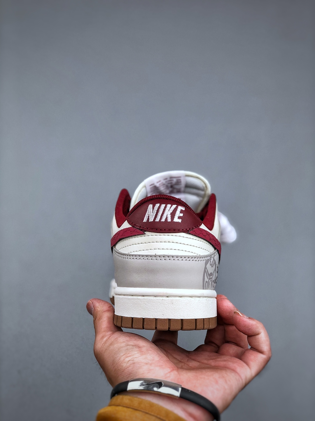 Nike Dunk Low Year of the Snake White Grey Burgundy Casual Shoes FB7160-161 7 cmp i1746480826987 9492 0 7