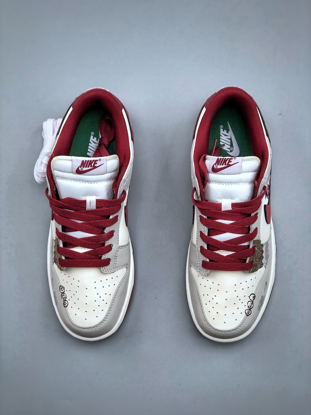 Nike Dunk Low Year of the Snake White Grey Burgundy Casual Shoes FB7160-161 5 cmp i1746480828566 875 0 5