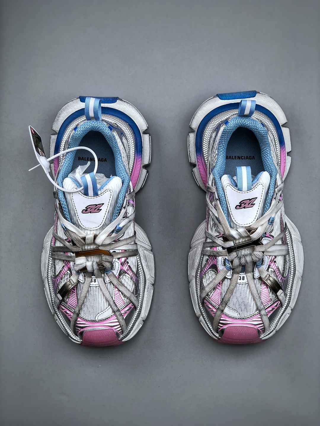 Balenciaga 3XL Spider-Man Blue Pink Gradient Chunky Sneakers 6 cmp i1746481049261 3908 0 4