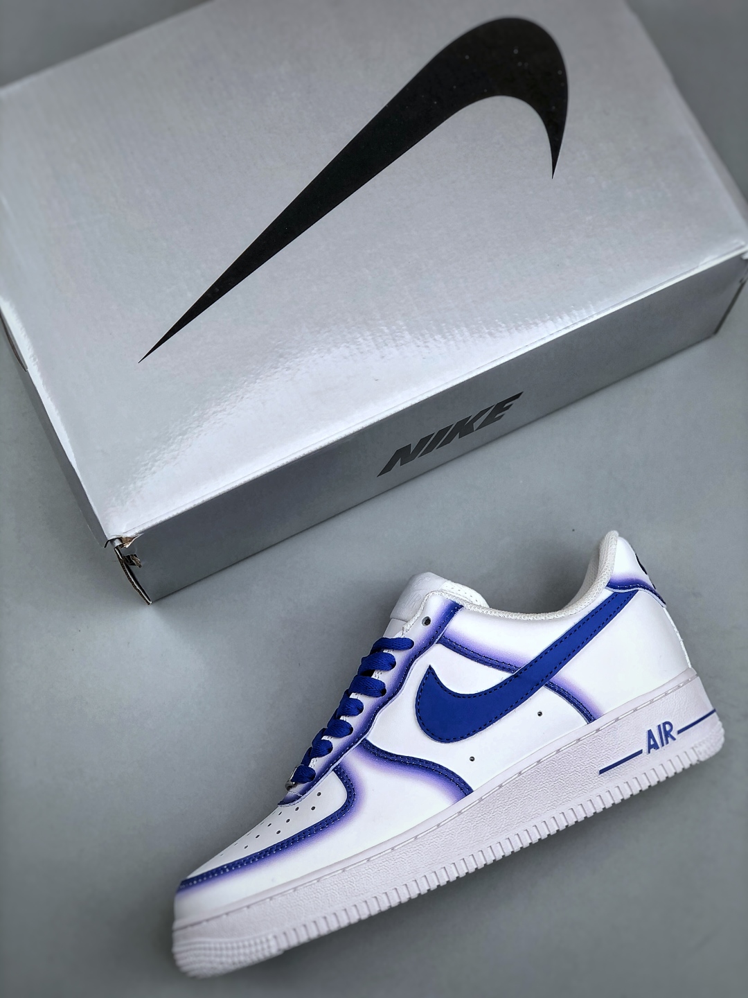 Nike Air Force 1 Low '07 Blue Planet Custom Leather Casual Sneakers 4 cmp i1746564619575 4718 0 2