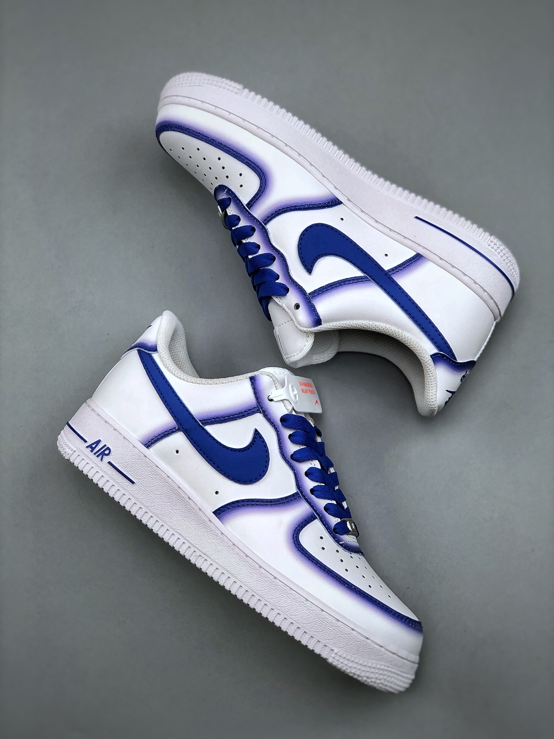 Nike Air Force 1 Low '07 Blue Planet Custom Leather Casual Sneakers 10 cmp i1746564621018 7879 0 8