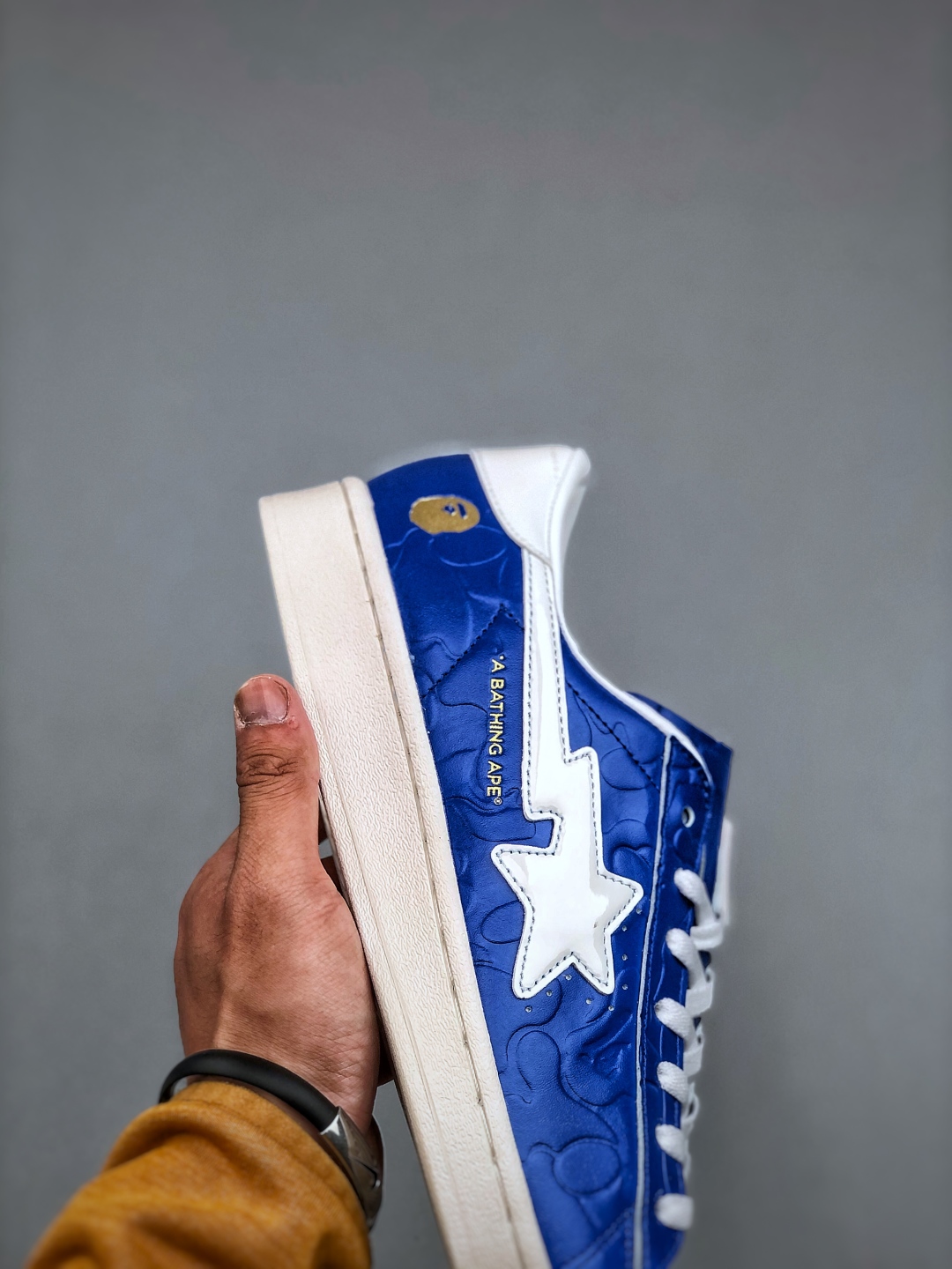 Adidas x BAPE Superstar JR2702 Blue/White Casual Sneakers - Limited Edition 7 cmp i1746564806402 4129 0 5