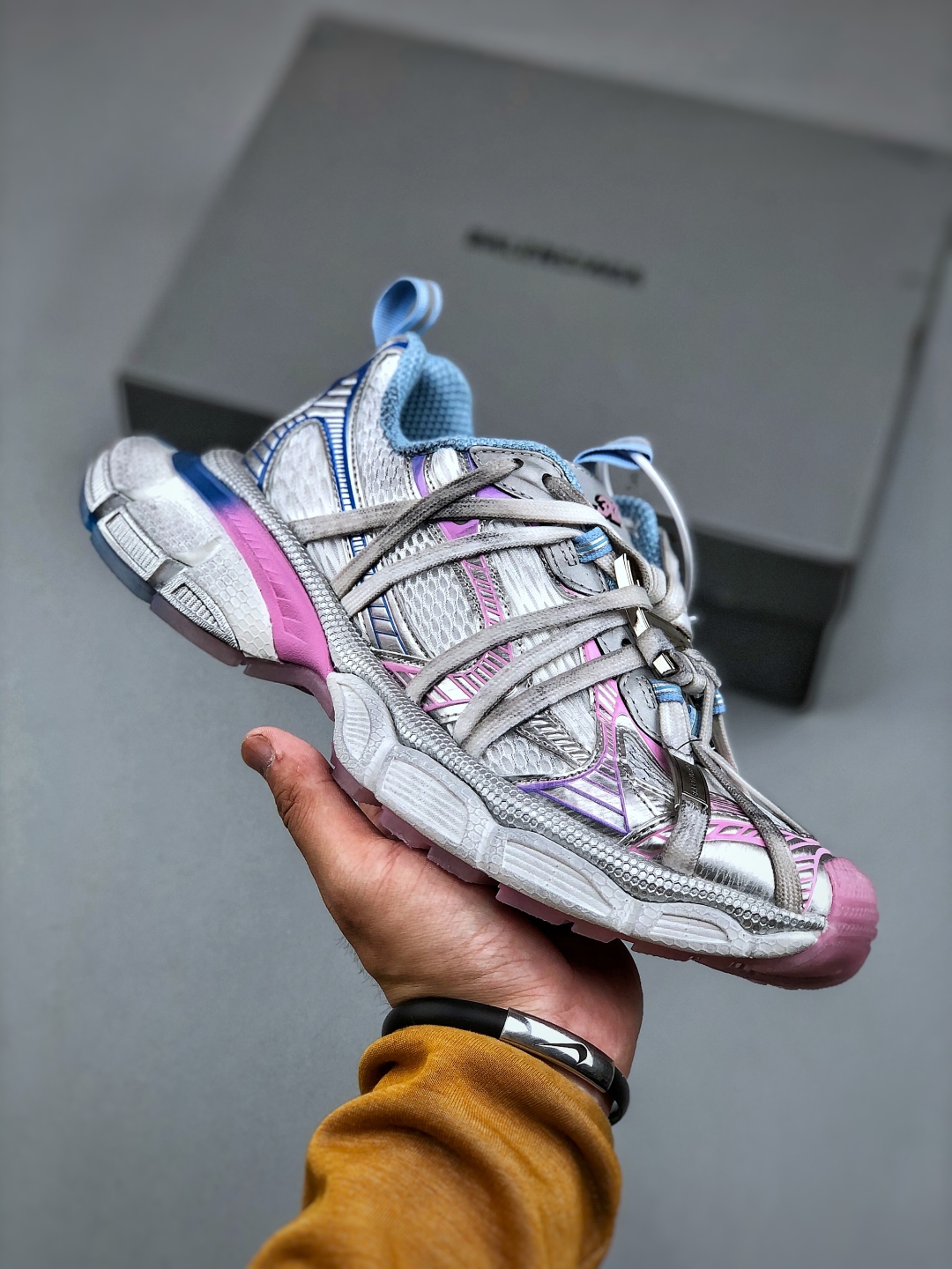 Balenciaga 3XL Spider-Man Blue Pink Gradient Sneakers - Size 35-46 2 cmp i1746564850910 6092 0 0