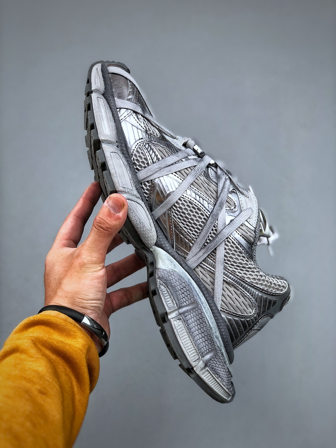 Balenciaga 3XL Spider-Man Silver Gray Chunky Sneakers - Size 35-46 3 cmp i1746564895894 9578 0 1