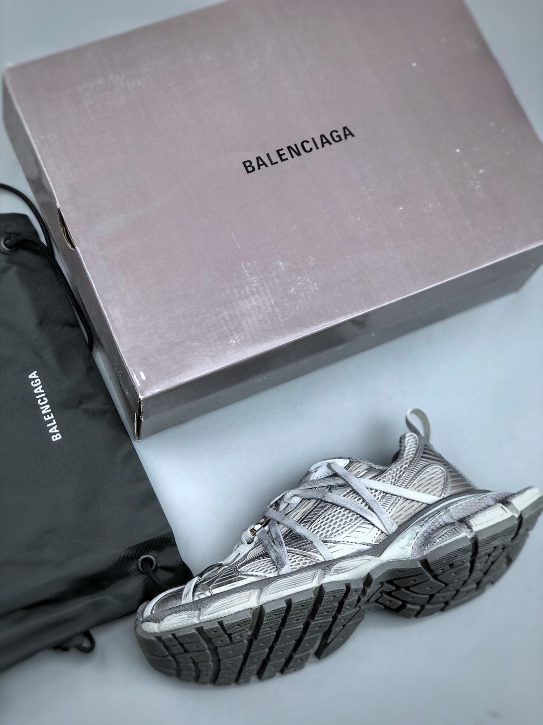 Balenciaga 3XL Spider-Man Silver Gray Chunky Sneakers - Size 35-46 4 cmp i1746564895895 6706 0 2