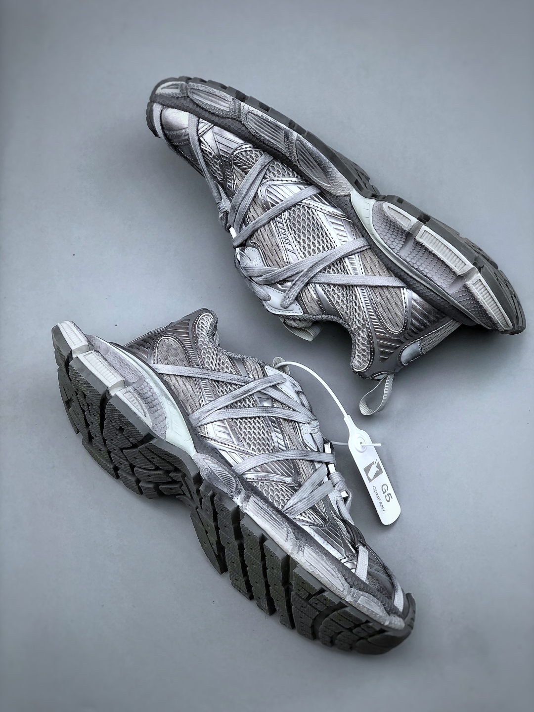 Balenciaga 3XL Spider-Man Silver Gray Chunky Sneakers - Size 35-46 10 cmp i1746564895903 8383 0 8