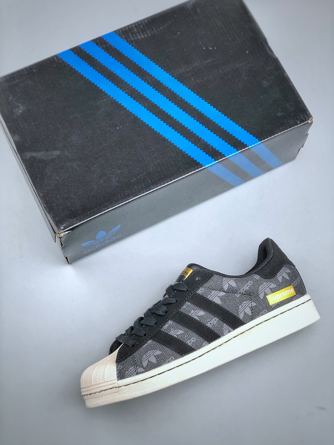 Adidas Originals x Supreme Superstar Black Grey Authentic Sneakers BZ2531 4 cmp i1746565057450 8477 0 2