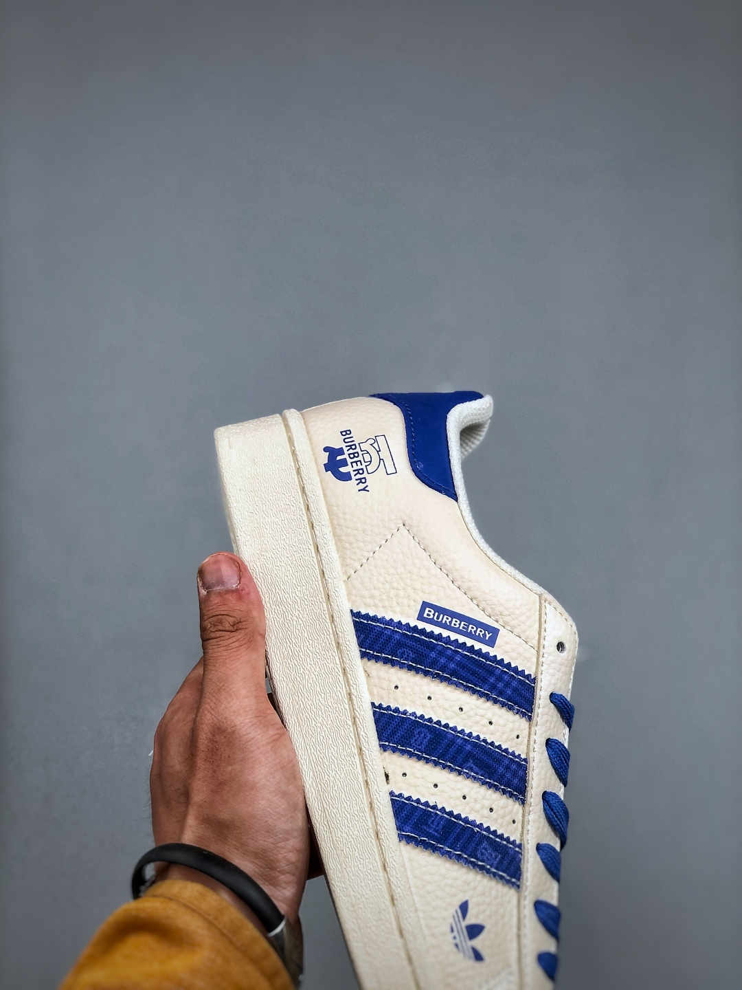 Adidas Originals x Burberry Collaboration Superstar Sneakers - White/Blue 7 cmp i1746565140726 7710 0 5