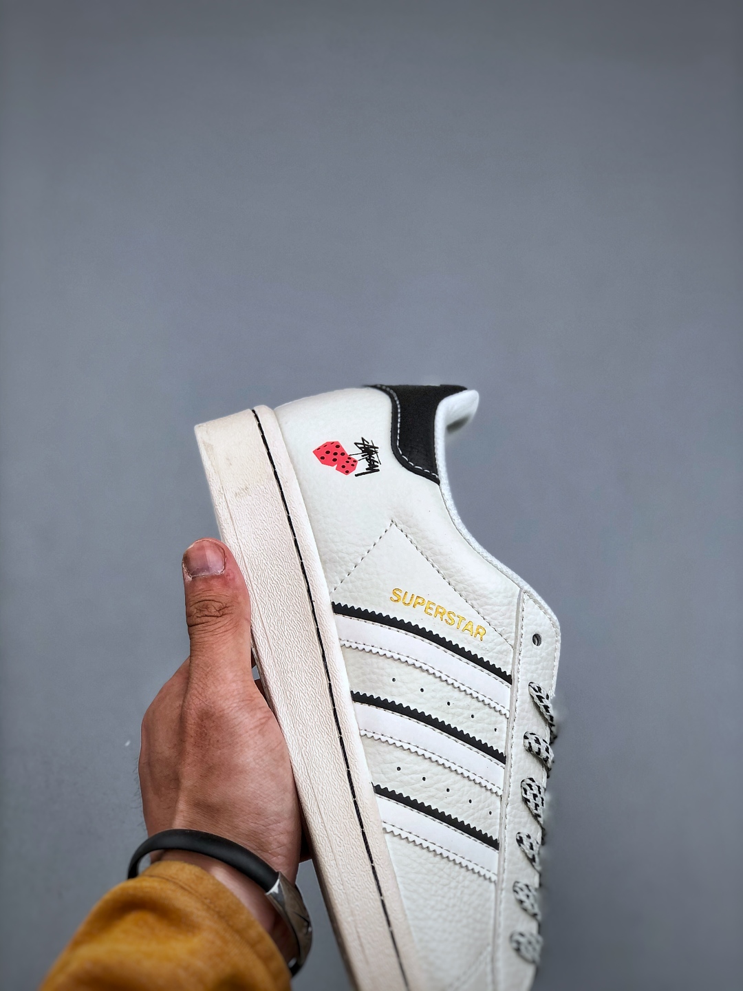 Adidas Originals x Stussy Superstar White Black - Classic Shell Toe Shoes 7 cmp i1746565154232 1581 0 5