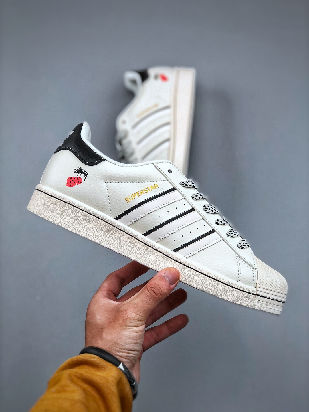 Adidas Originals x Stussy Superstar White Black - Classic Shell Toe Shoes 5 cmp i1746565154232 6619 0 3