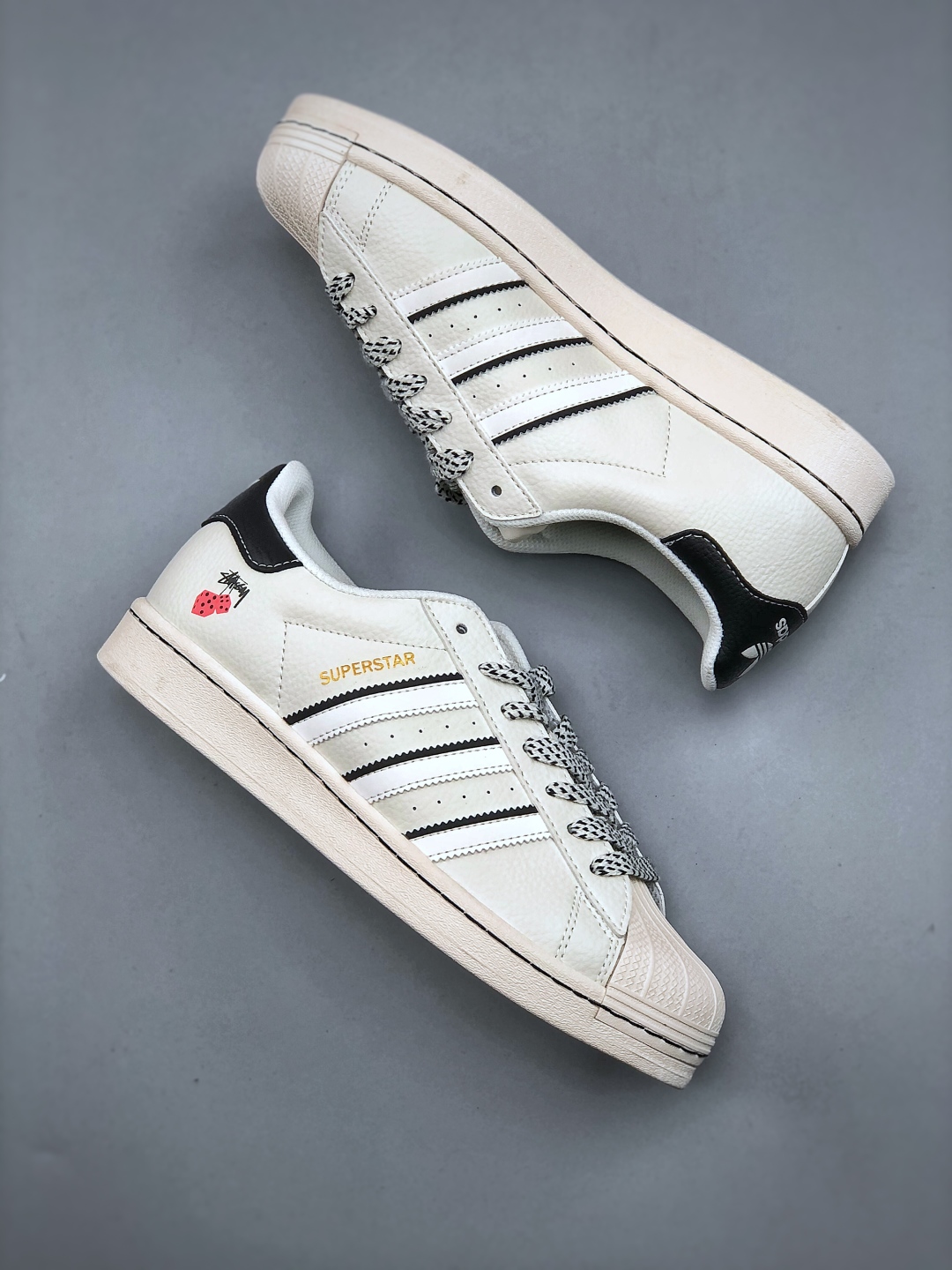 Adidas Originals x Stussy Superstar White Black - Classic Shell Toe Shoes 10 cmp i1746565155779 8778 0 8