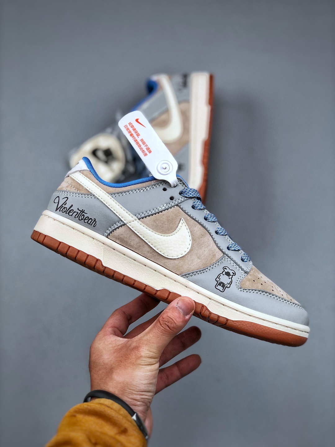 Nike Dunk Low Retro Violence Bear Grey Blue DIY Custom Casual Sneakers HD2258 605 5 cmp i1746565245906 9240 0 3