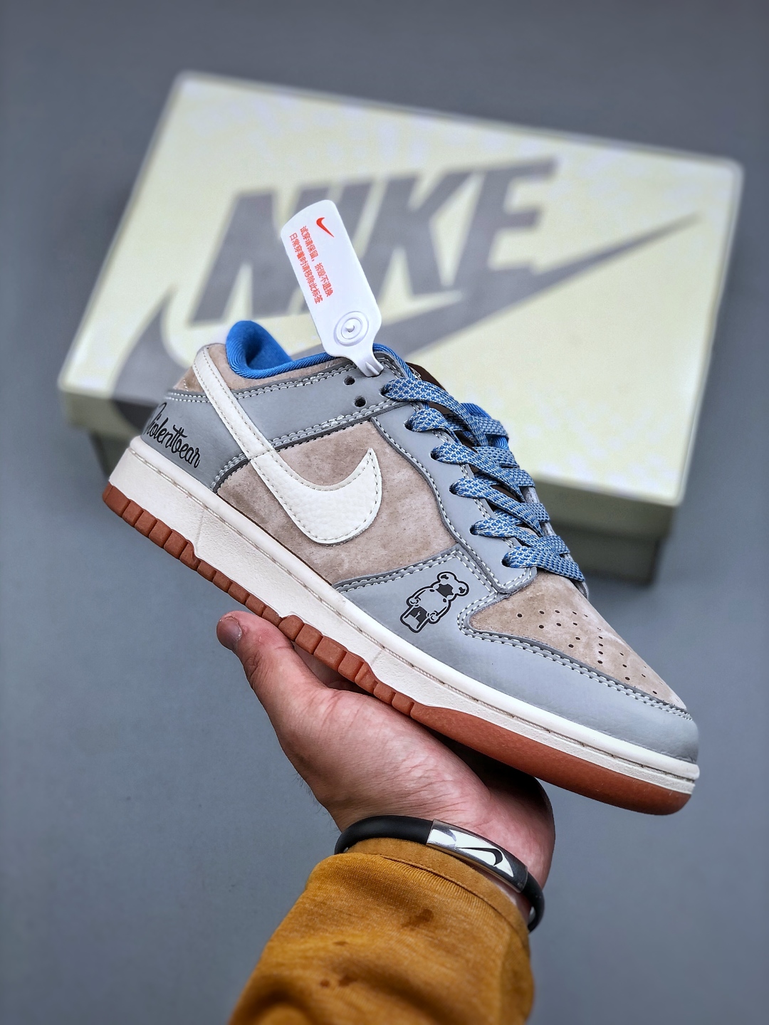 Nike Dunk Low Retro Violence Bear Grey Blue DIY Custom Casual Sneakers HD2258 605 2 cmp i1746565245908 6609 0 0