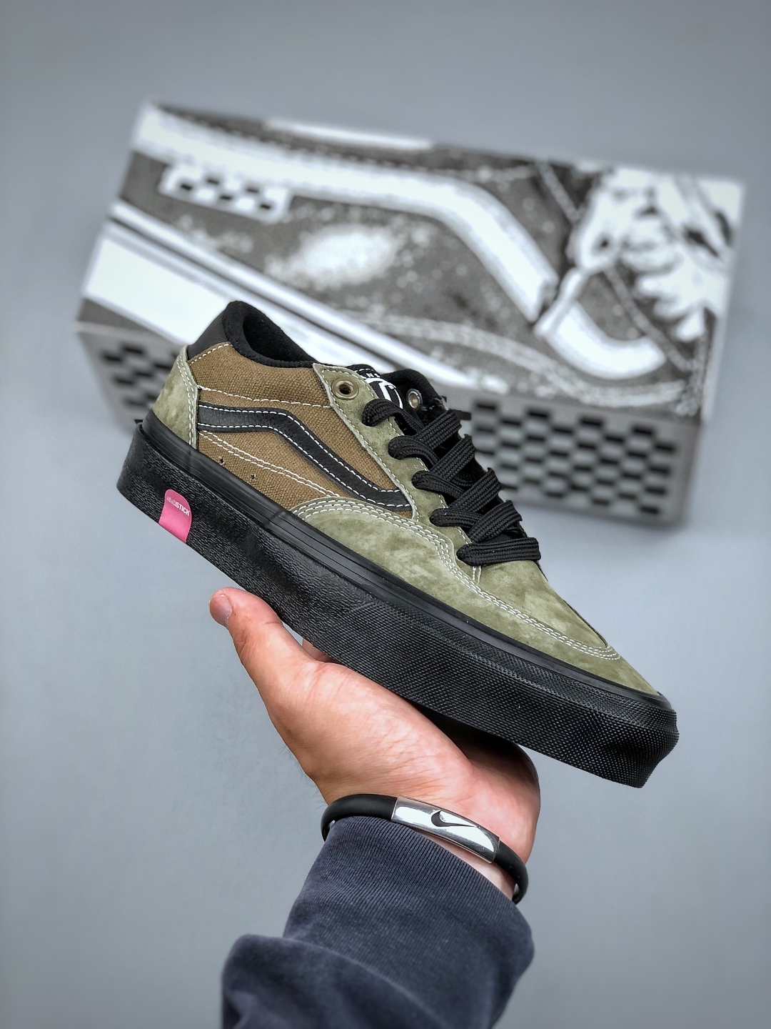 Vans Rowan Green Men's & Women's Skateboarding Shoes - Style VN0A5JICB 2 cmp i1746648961306 7408 0 0
