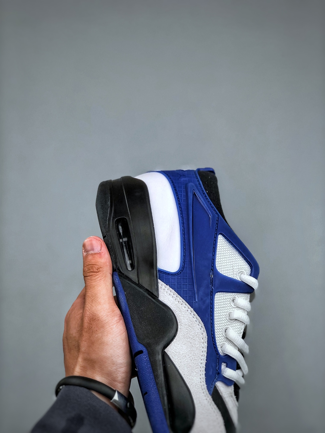 Air Jordan 4 "Remastered" Blue & White Suede Sneakers FQ7939-140 7 cmp i1746649035053 2106 0 5