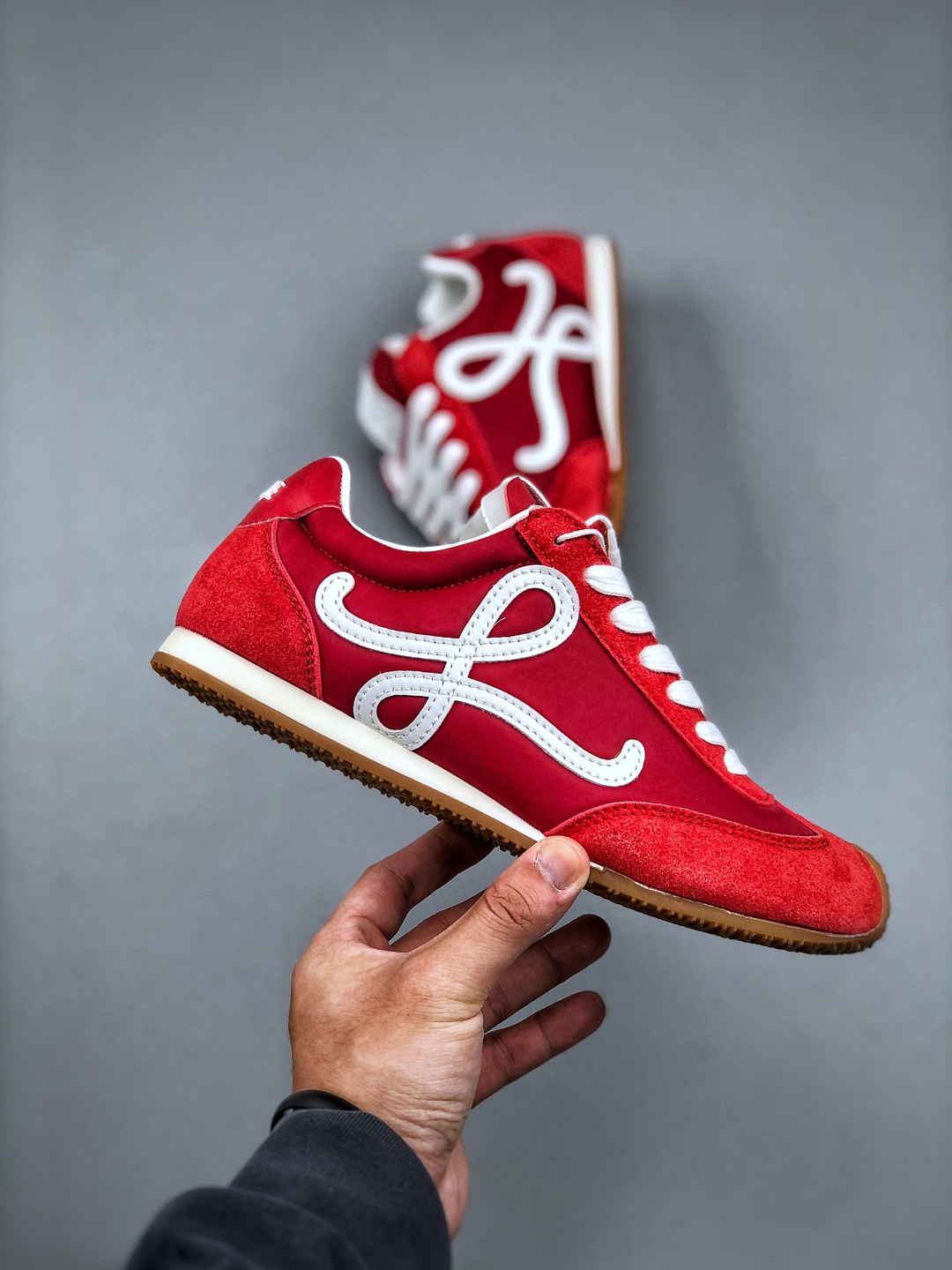 Loewe Ballet Runner 2.0 Sneakers - Retro Style, Comfortable, Red, Size 36-45 5 cmp i1746649978779 4080 0 3