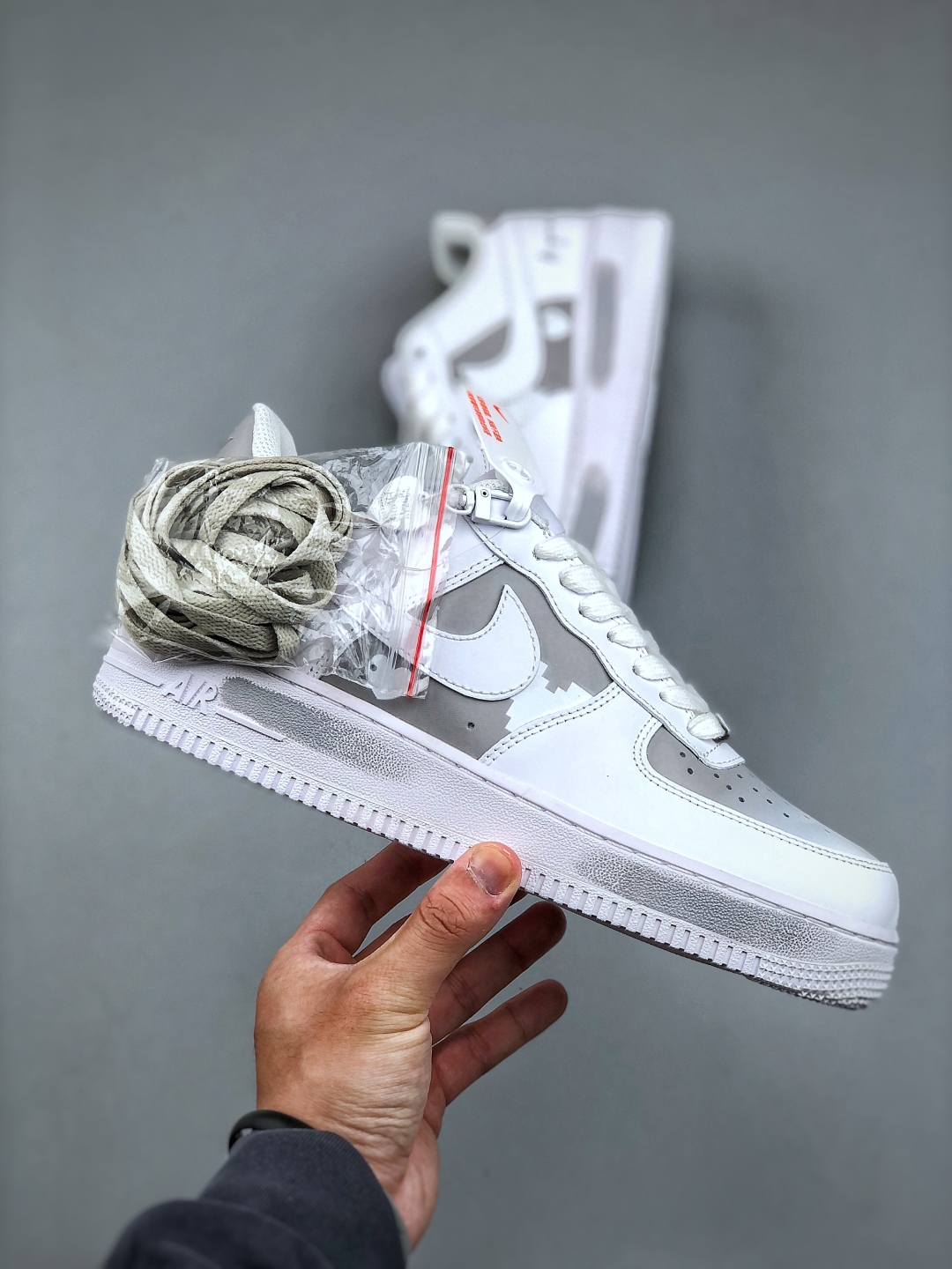 Nike Air Force 1 '07 Low White/Grey Custom Anime Casual Shoes 5 cmp i1746650007915 1418 0 3