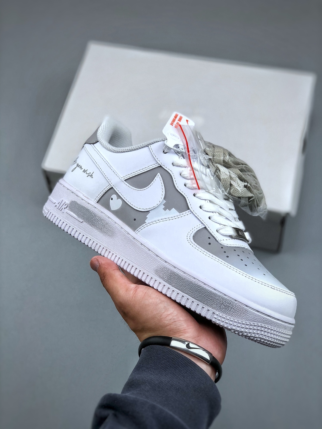 Nike Air Force 1 '07 Low White/Grey Custom Anime Casual Shoes 2 cmp i1746650007915 2864 0 0