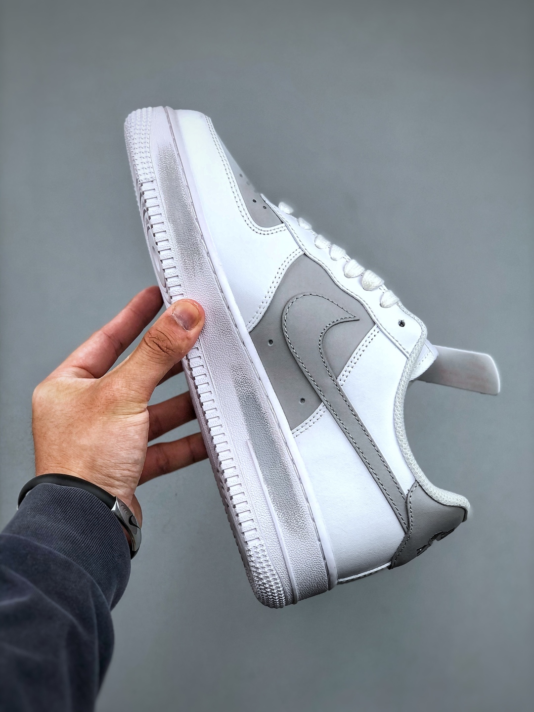 Nike Air Force 1 '07 Low White/Grey Custom Anime Casual Shoes 3 cmp i1746650012598 574 0 1