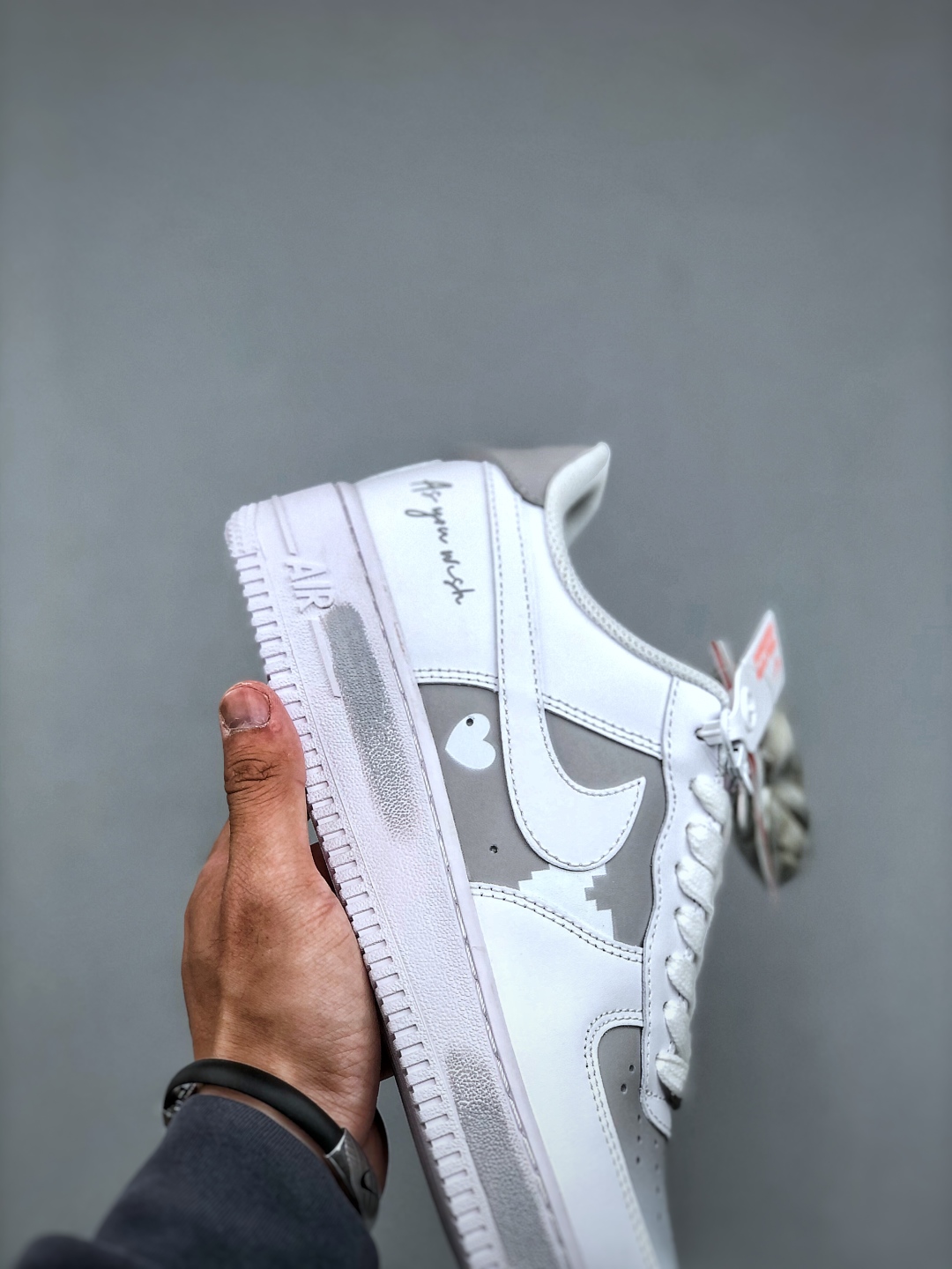 Nike Air Force 1 '07 Low White/Grey Custom Anime Casual Shoes 7 cmp i1746650012856 4066 0 5