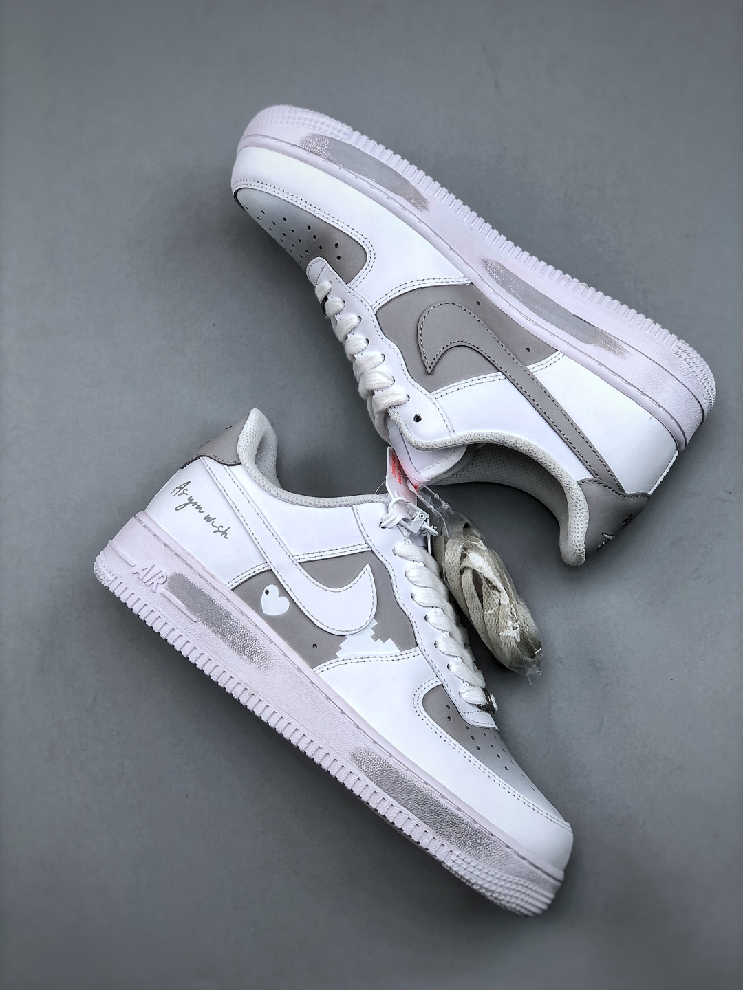 Nike Air Force 1 '07 Low White/Grey Custom Anime Casual Shoes 10 cmp i1746650012856 7251 0 8