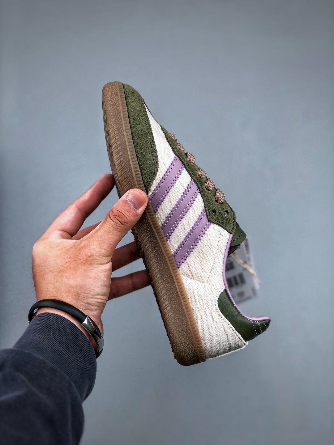 Adidas Samba OG Green Purple Sneakers - Retro Casual Low-Top Shoes 3 cmp i1746650264367 7749 0 1
