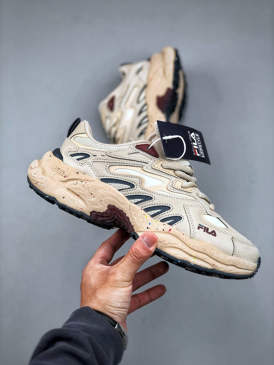 Fila Fern Sand Dune Sneakers Retro Chunky Neutral Running Shoes 5 cmp i1746650519156 4955 0 3