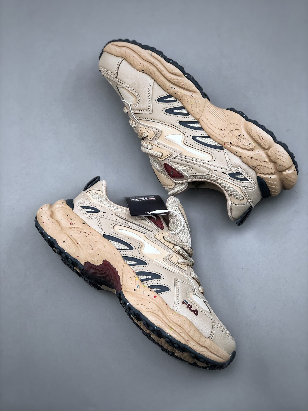 Fila Fern Sand Dune Sneakers Retro Chunky Neutral Running Shoes 10 cmp i1746650519163 6625 0 8