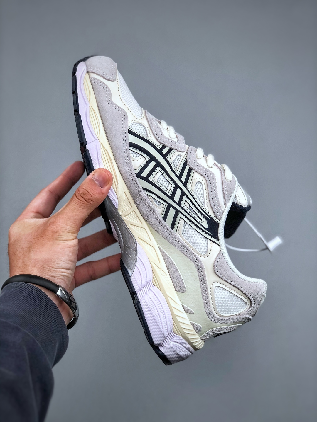 Asics Gel-NYC White Midnight Blue Retro Running Shoes 1203A788-101 3 cmp i1746737183952 135 0 1