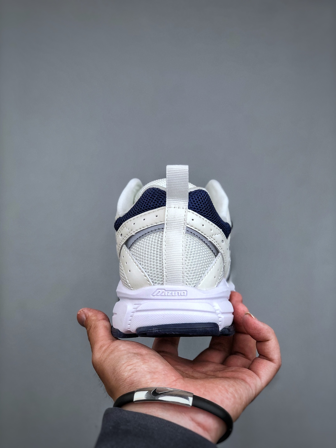 Mizuno Speed 1st Generation Retro Running Shoes - White/Navy - D1GH223019 8 cmp i1746738760074 4646 0 6