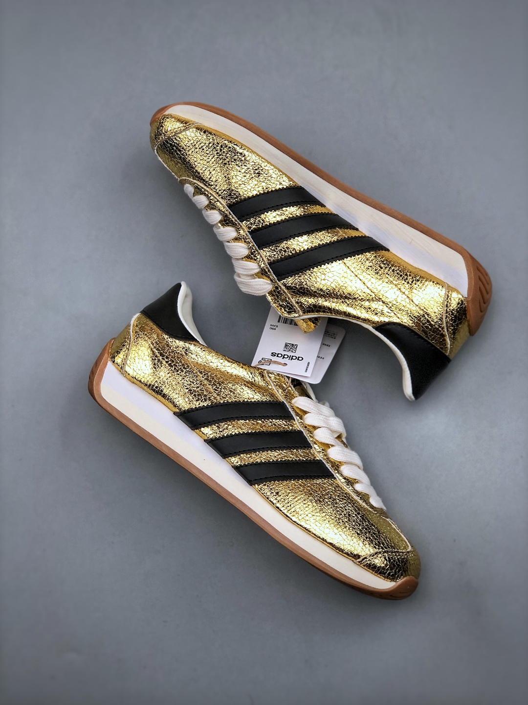 Adidas Originals Country JQ5110: Gold Leather Casual Sneakers 10 cmp i1746824201250 6433 0 8