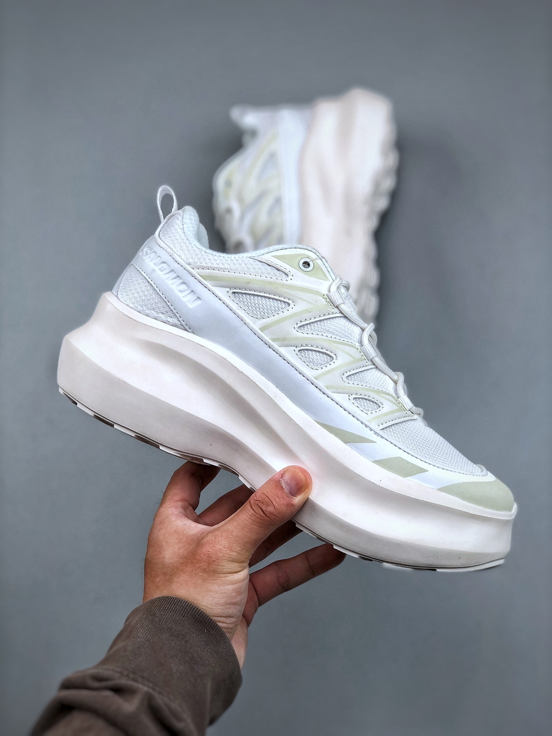 CDG x Salomon XT-6 White Chunky Sole Sneakers - Stylish & Comfortable 5 cmp i1746824875289 9405 0 3