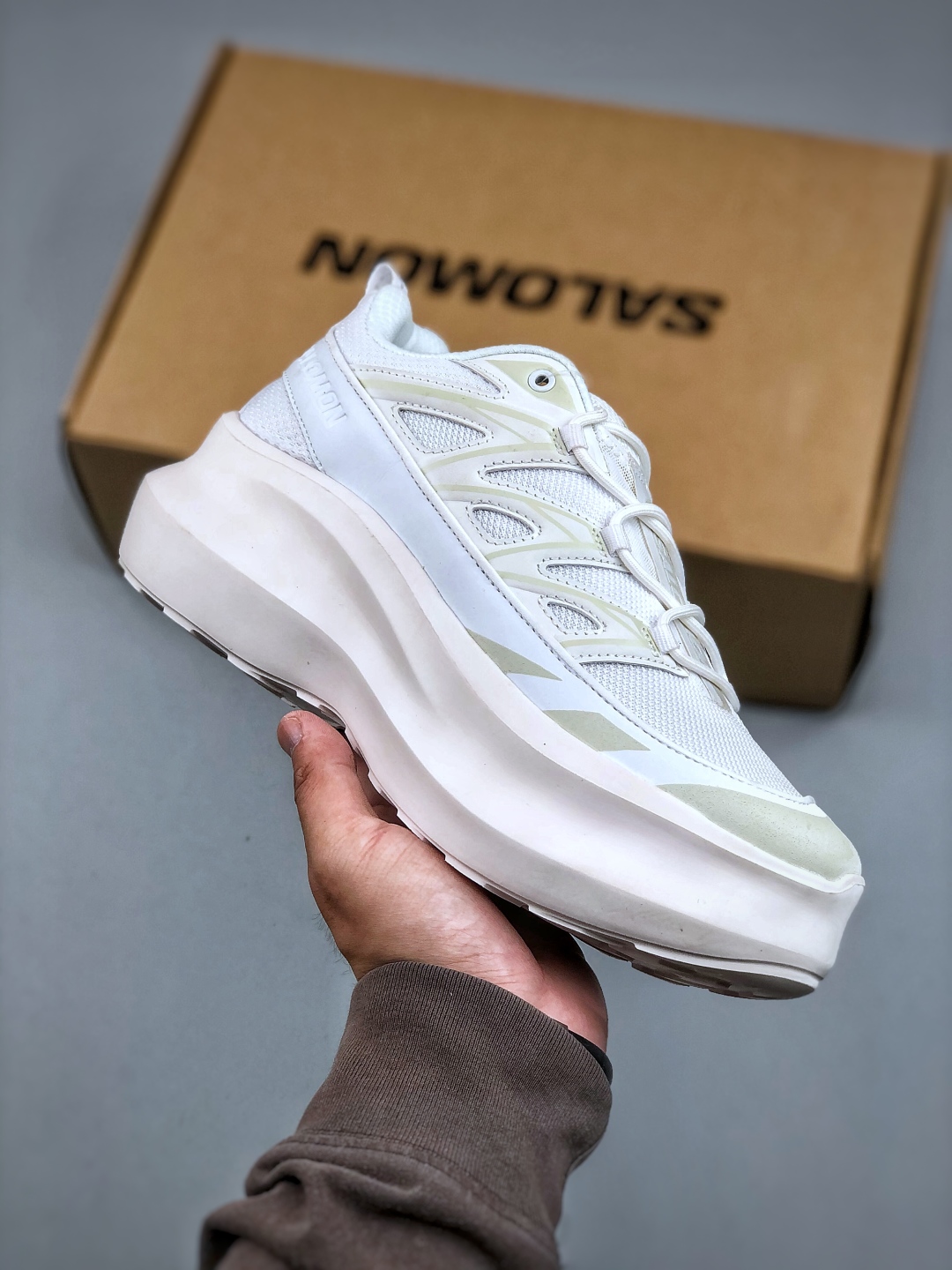 CDG x Salomon XT-6 White Chunky Sole Sneakers - Stylish & Comfortable 2 cmp i1746824879549 457 0 0