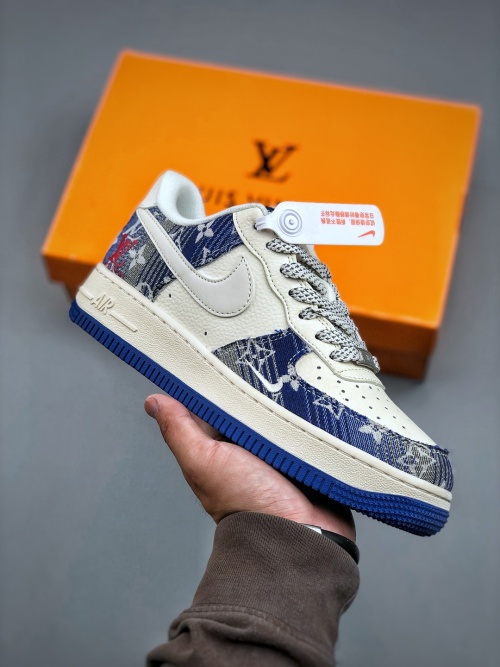 Nike Air Force 1 '07 Low Louis Vuitton Custom Sneakers - Limited Edition 1 Nike Air Force 1 '07 Low Louis Vuitton Custom Sneakers - Limited Edition