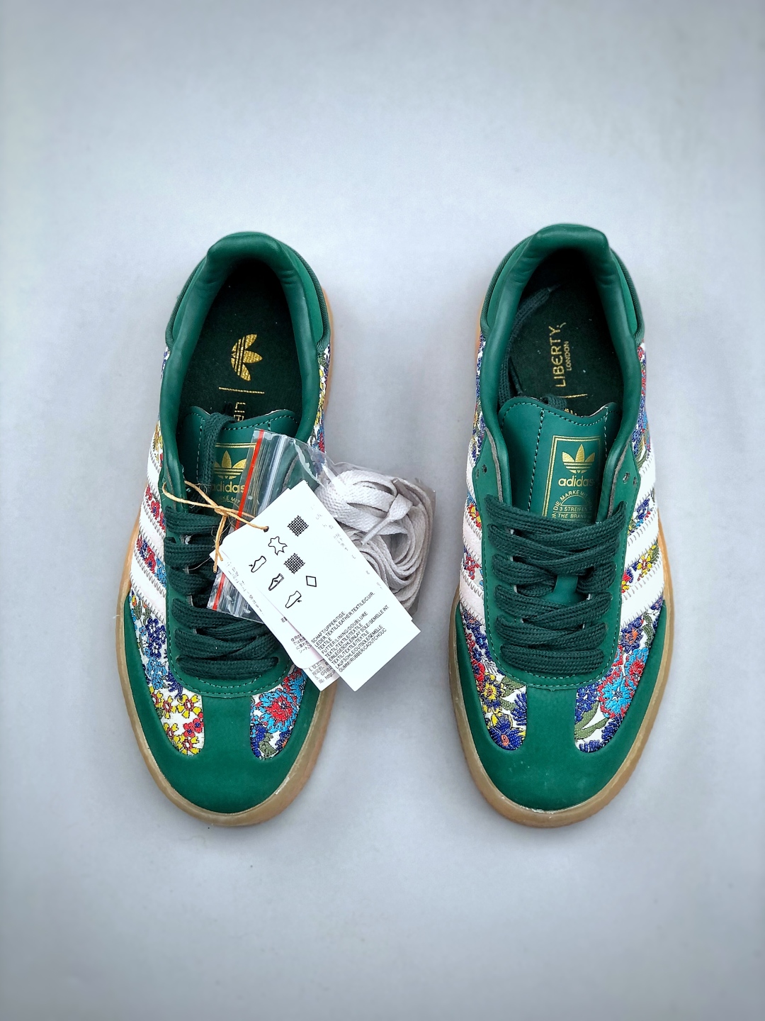 Adidas Originals Sambae "Wonder White" Casual Sneakers - Green Floral 6 cmp i1746825599759 7283 0 4