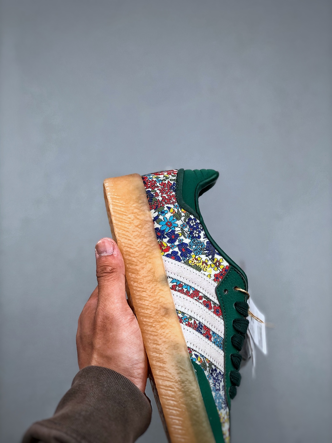 Adidas Originals Sambae "Wonder White" Casual Sneakers - Green Floral 7 cmp i1746825599760 5042 0 5