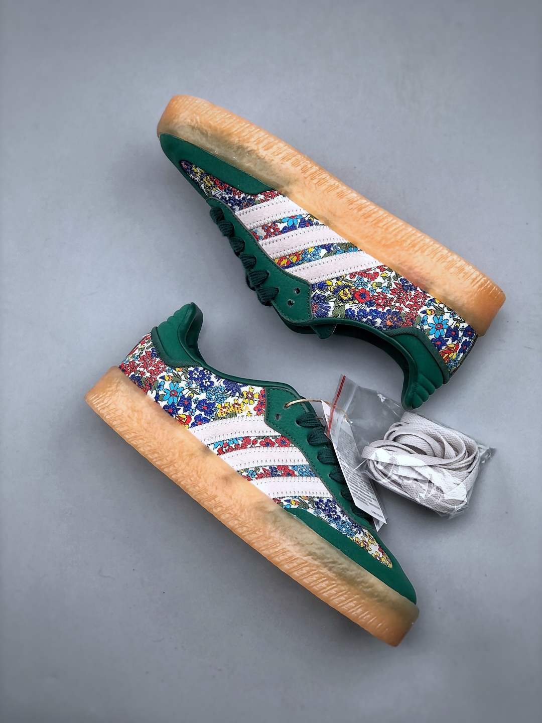 Adidas Originals Sambae "Wonder White" Casual Sneakers - Green Floral 10 cmp i1746825599762 4066 0 8