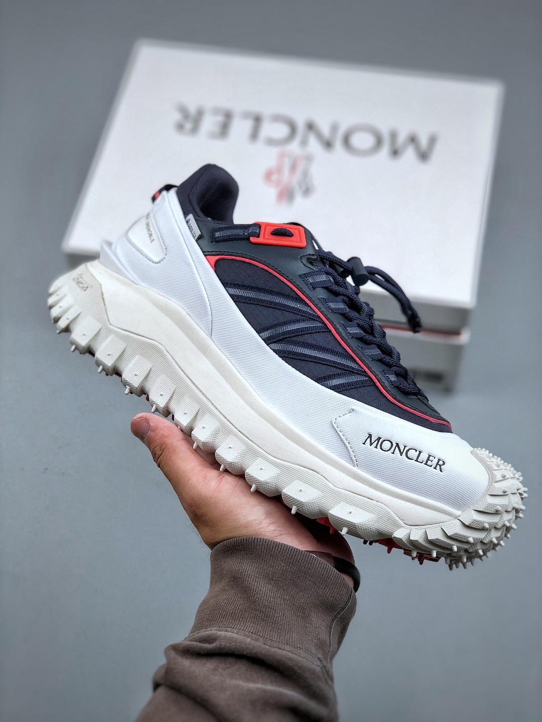 460 OK版本 Moncler 盟可睐/蒙口 Trailgrip GTX 抗撕裂材质山地户外鞋 M00150M6291