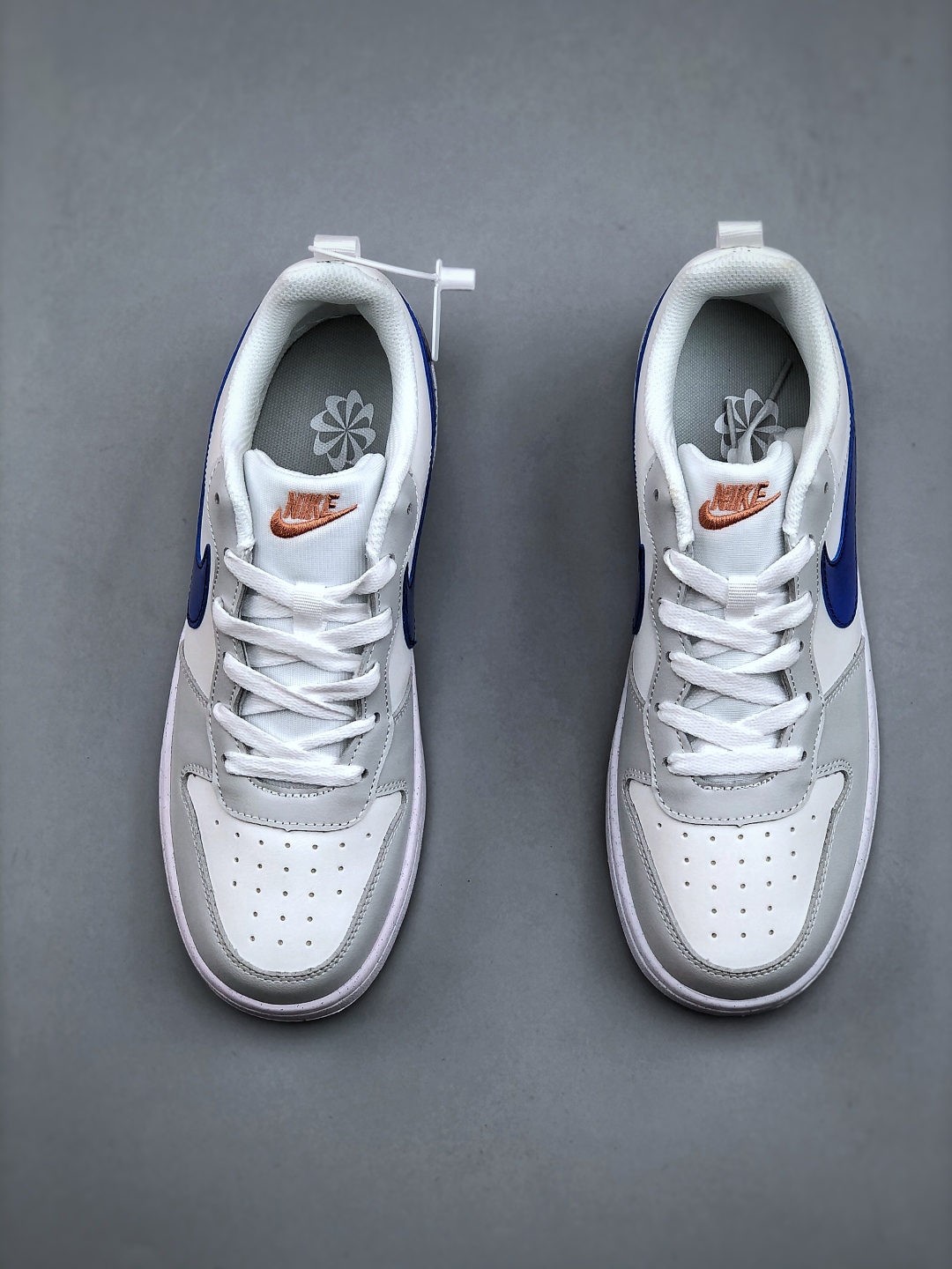 Nike Court Borough Low White Blue Sneakers - Versatile & Breathable 6 cmp i1746825812148 406 0 4